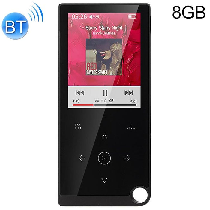 2.4 Inch Touch Mp4 / Mp3 Player 8Gb Memory Bluetooth E Book Alarm Timer
