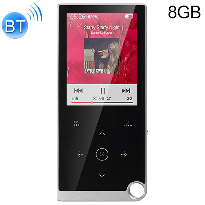 2.4 Inch Touch Mp4 / Mp3 Player 8Gb Memory Bluetooth E Book Alarm Timer