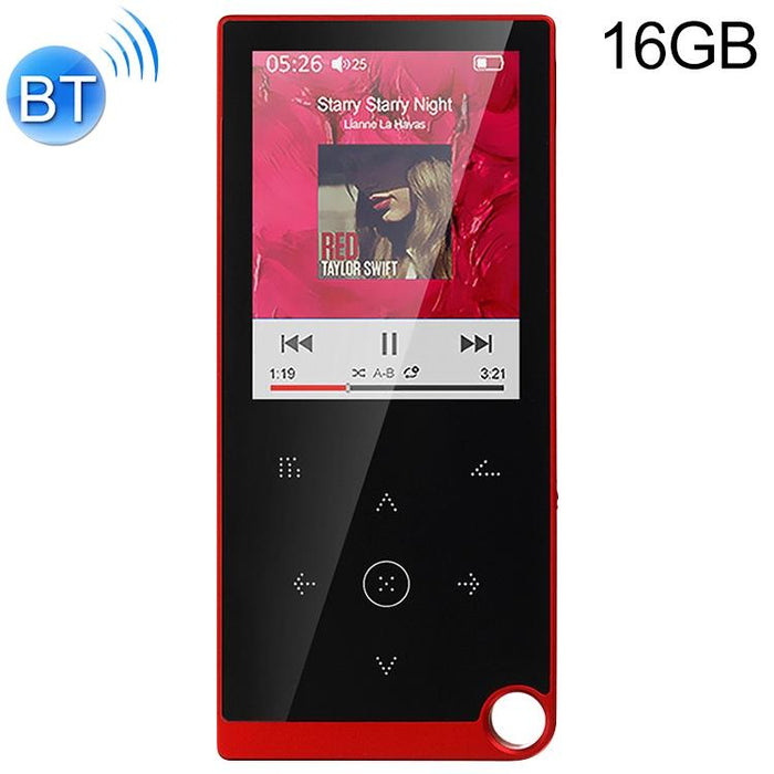 2.4 Inch Touch Mp4 / Mp3 Player 16Gb Memory Bluetooth E Book Alarm Timer