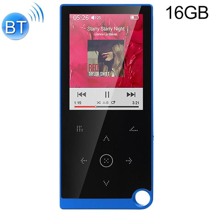 2.4 Inch Touch Mp4 / Mp3 Player 16Gb Memory Bluetooth E Book Alarm Timer