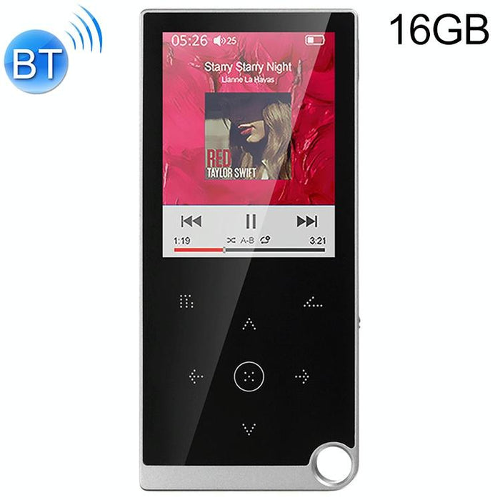 2.4 Inch Touch Mp4 / Mp3 Player 16Gb Memory Bluetooth E Book Alarm Timer