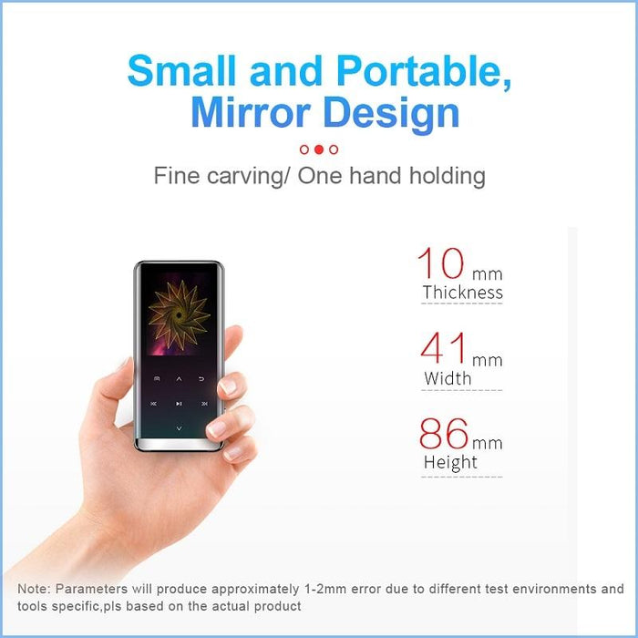 High Def Noise Reduction Mp4 Player Record / E Book / Bluetooth 32Gb