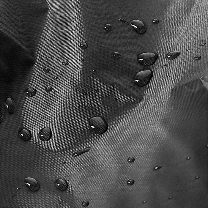 Outdoor Bench Dust Furniture Cover - Size 3 Seats 163X66X89Cm 210D Outer Black Inner Silver