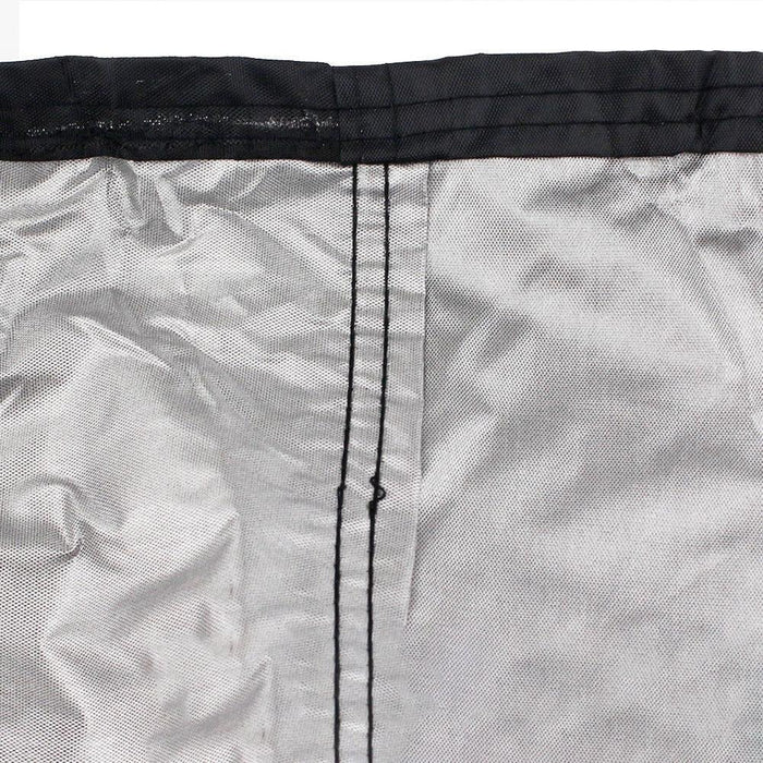 Outdoor Bench Dust Furniture Cover - Size 3 Seats 163X66X89Cm 210D Outer Black Inner Silver