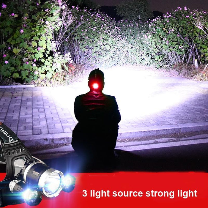 Rechargeable Led Headlamp For Outdoor Fishing 3T6