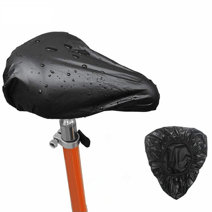 2-Pack Waterproof Bicycle Seat Covers Large Size Black