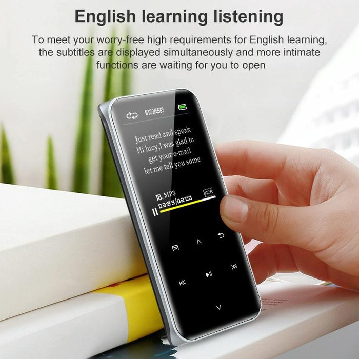Portable Bluetooth Mp3 Player With Touch Screen 4Gb Memory Black