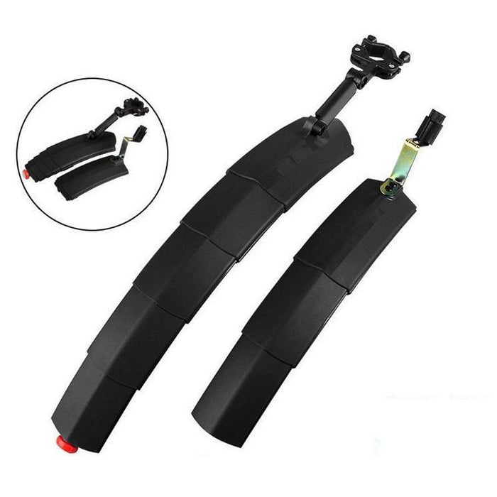 27.5 Telescopic Folding Mudguard With Led Taillight