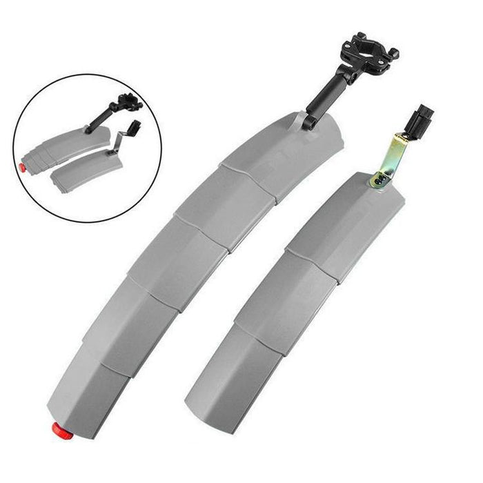 27.5 Telescopic Folding Mudguard With Led Taillight
