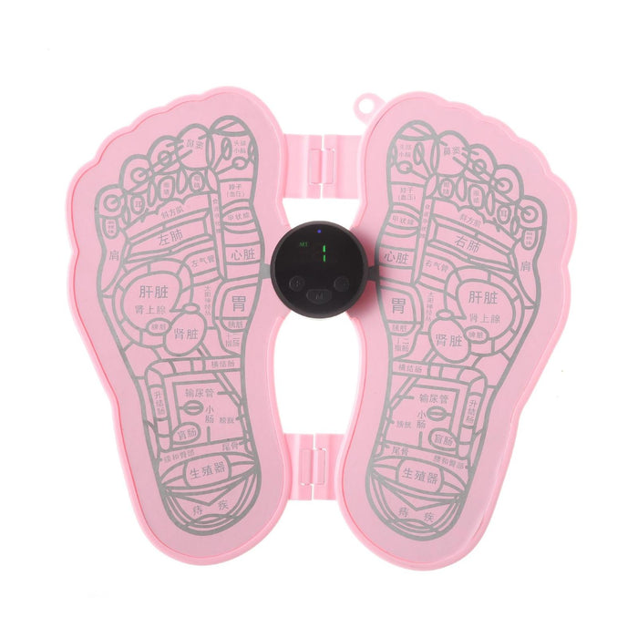 Portable Elderly Foot Massager Pink Battery
