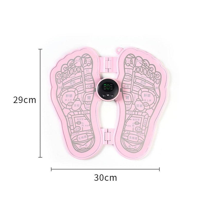 Portable Elderly Foot Massager Pink Battery