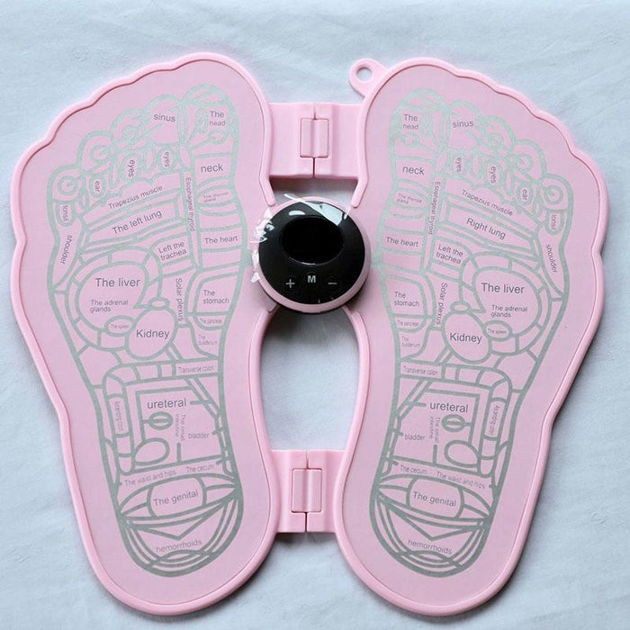 Portable Elderly Foot Massager Pink Rechargeable