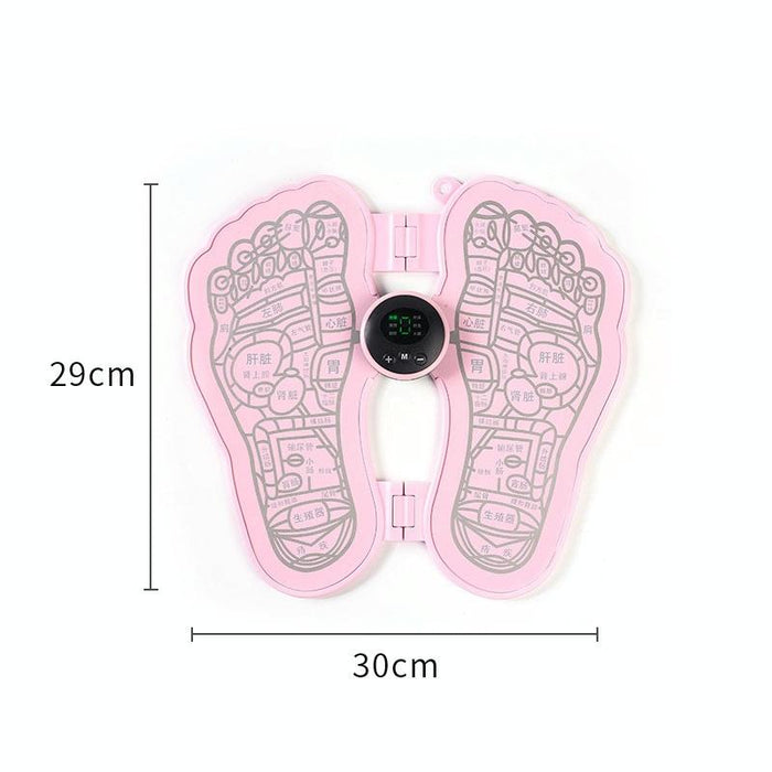 Portable Elderly Foot Massager Pink Rechargeable