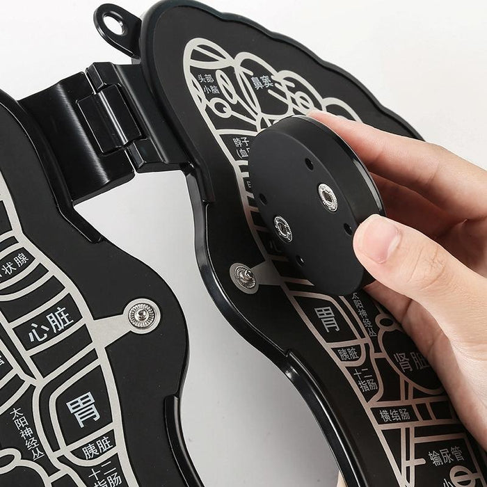 Portable Elderly Foot Massager Pink Rechargeable