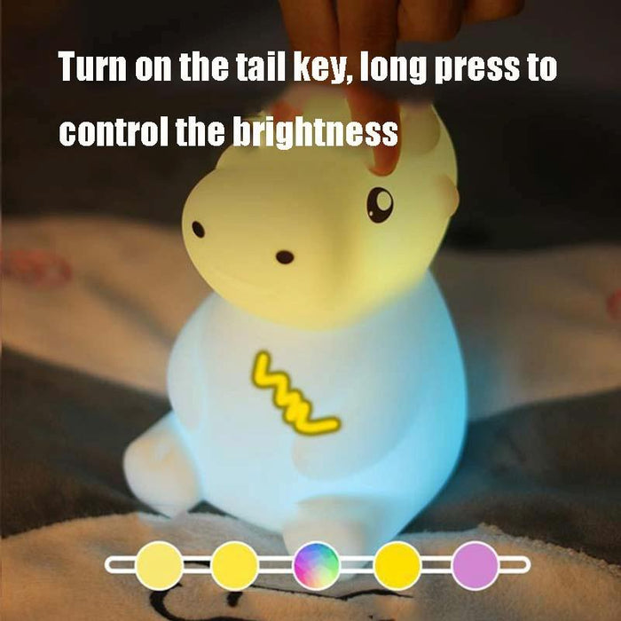 Jx-Yd-08 Silicone Calf Cow Night Light Colourful Led Dimming Lamp For Bedside