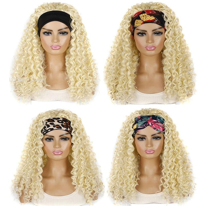 Volumizing Chemical Fiber Hairband Wig 613 A