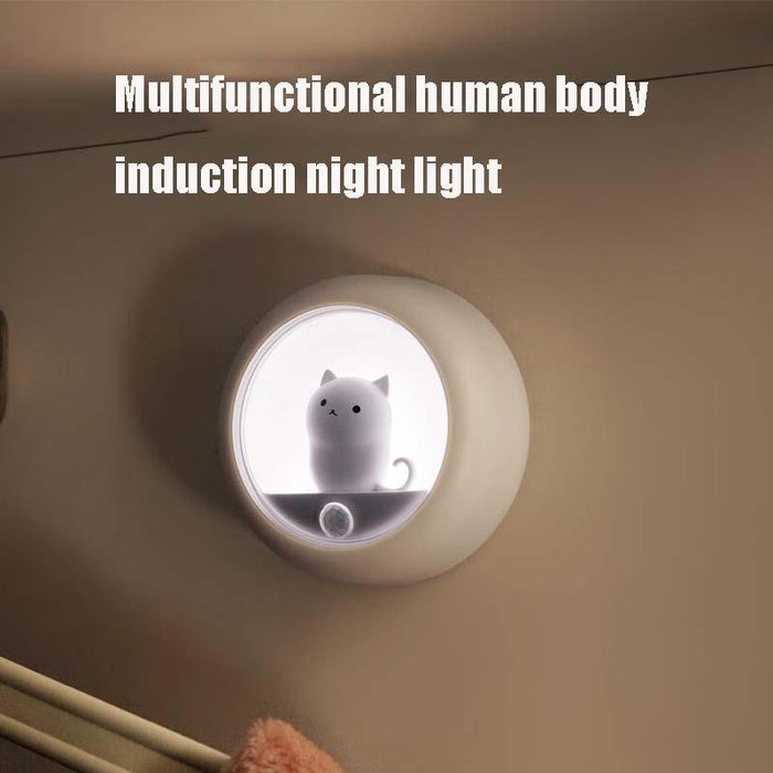 Usb Human Body Induction Night Light For Bedroom Cute Pet Design