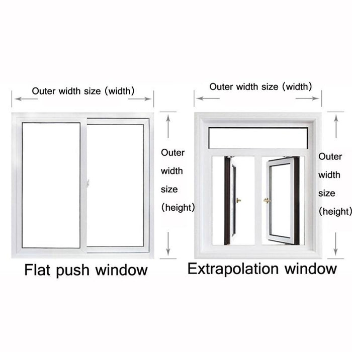 Window Windproof Warm Film Indoor Air Leakage Soundproof Double-Layer Insulation - Size 1.5X2.0M