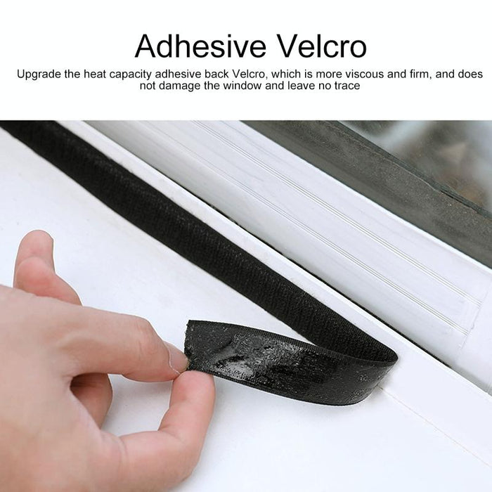Window Windproof Warm Film Indoor Air Leakage Soundproof Double-Layer Insulation - Size 1.6X1.4M