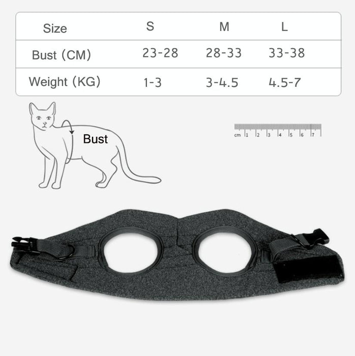 Small Cat Chest Harness & Leash Set