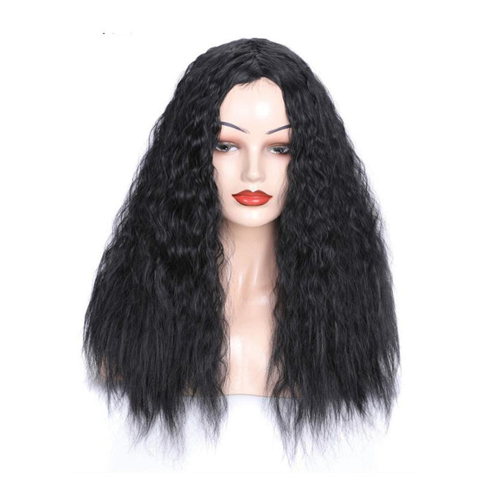 Natural Looking Long Curly Hair Wig Volume