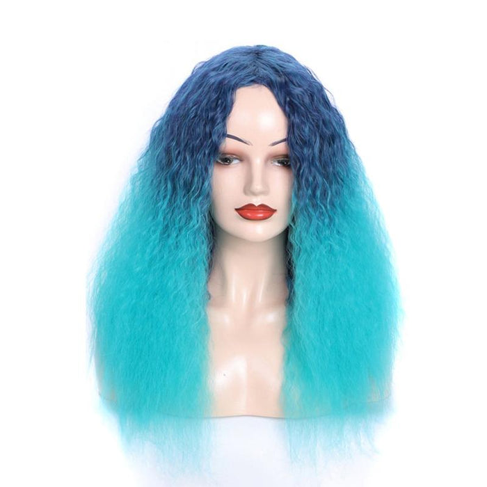 Natural Looking Long Curly Hair Wig Volume