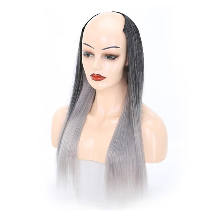Long Straight U Shaped Half Wig 2.Us 1Bt0906 2