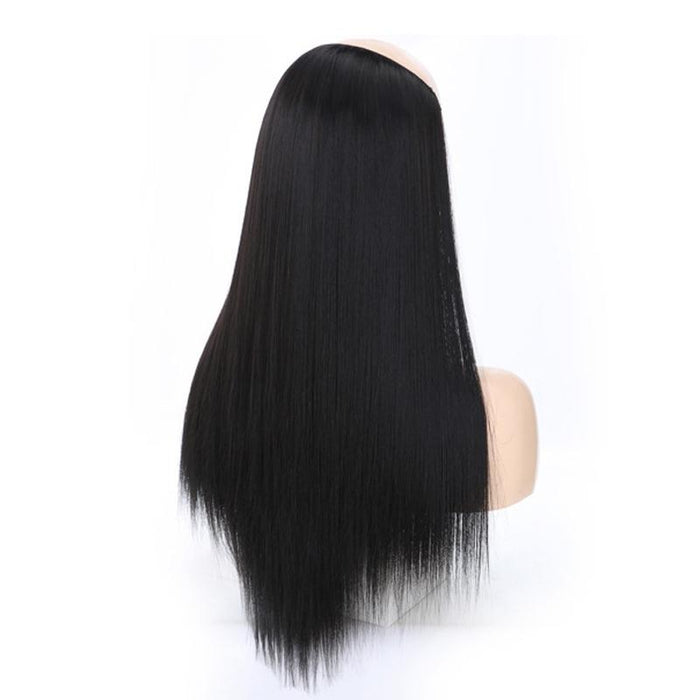 Long Straight U Shaped Half Wig Headgear Natural