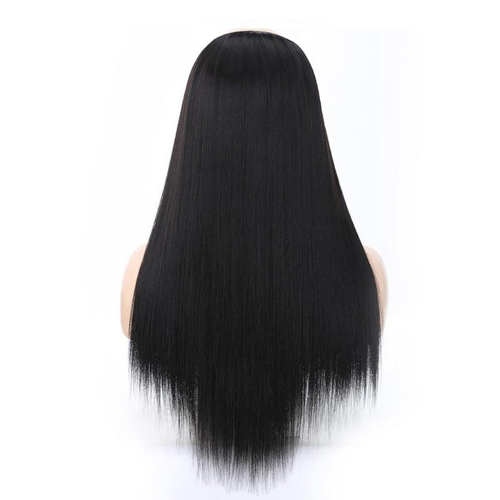 Long Straight U Shaped Half Wig Headgear Natural