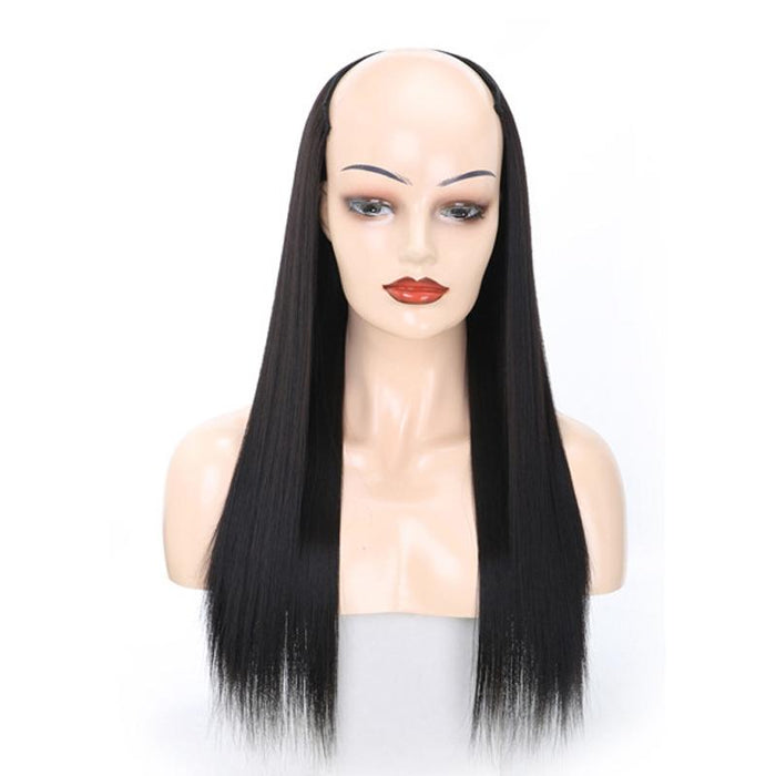 Long Straight U Shaped Half Wig Headgear