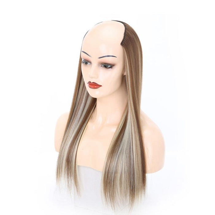 Long Straight U Shaped Half Wig Headgear Colour 12H613