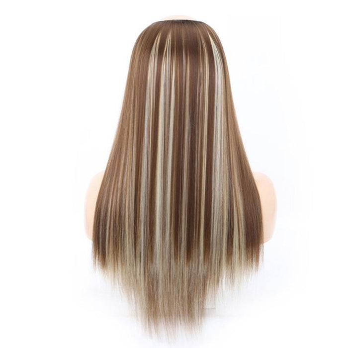 Long Straight U Shaped Half Wig Headgear Colour 12H613
