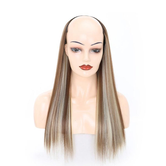 Long Straight U Shaped Half Wig Headgear Colour 12H613