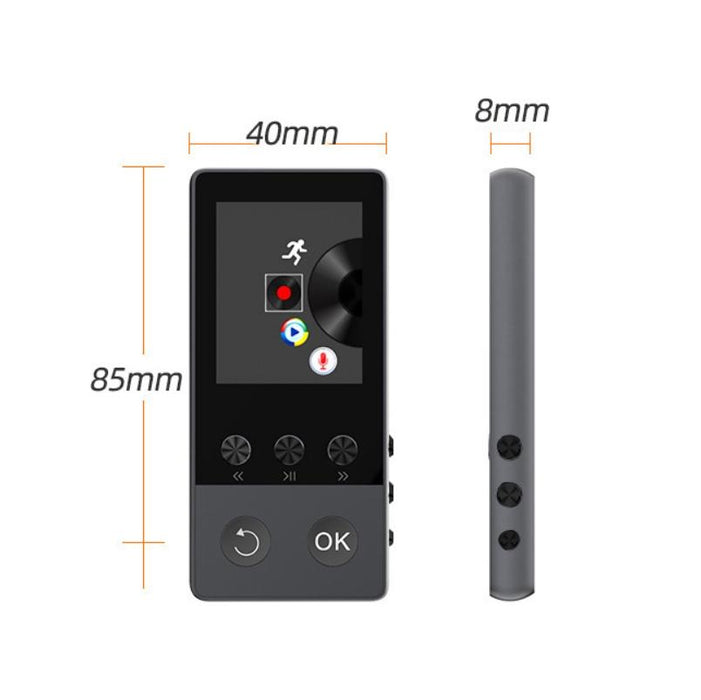 1.8 Inch 8Gb Sports Bluetooth Mp3 / Mp4 Player Screen Speaker Support