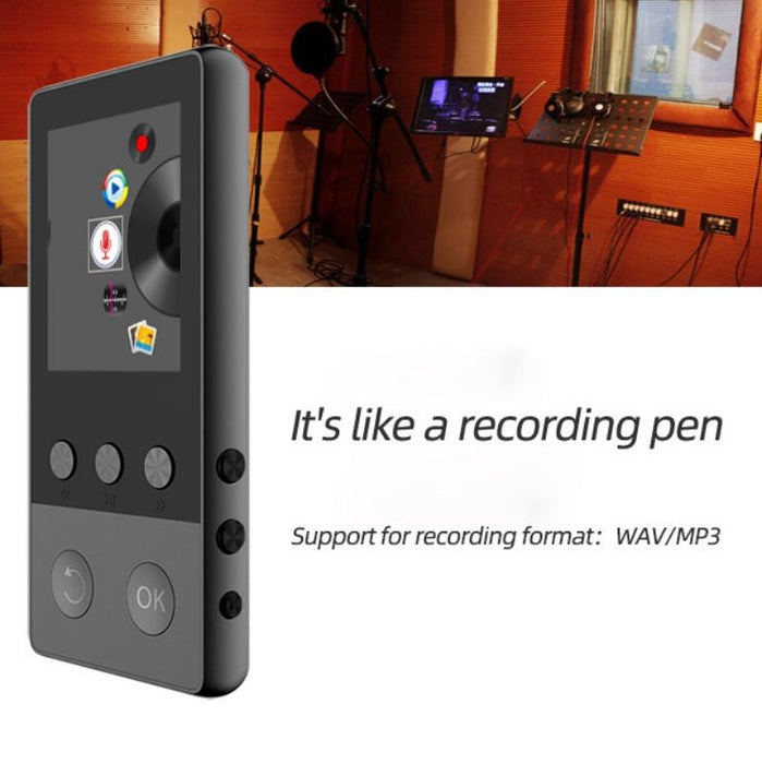 1.8 Inch 8Gb Sports Bluetooth Mp3 / Mp4 Player Screen Speaker Support