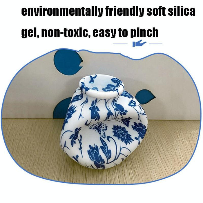 Blue-And-White Porcelain Usb Night Light Pat Sensor Colourful Light