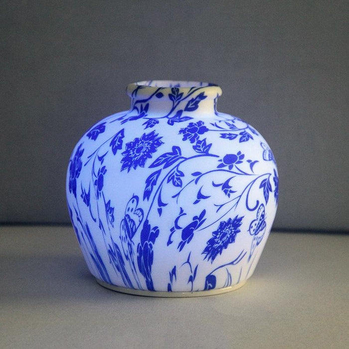 Blue-And-White Porcelain Usb Night Light Pat Sensor Colourful Light