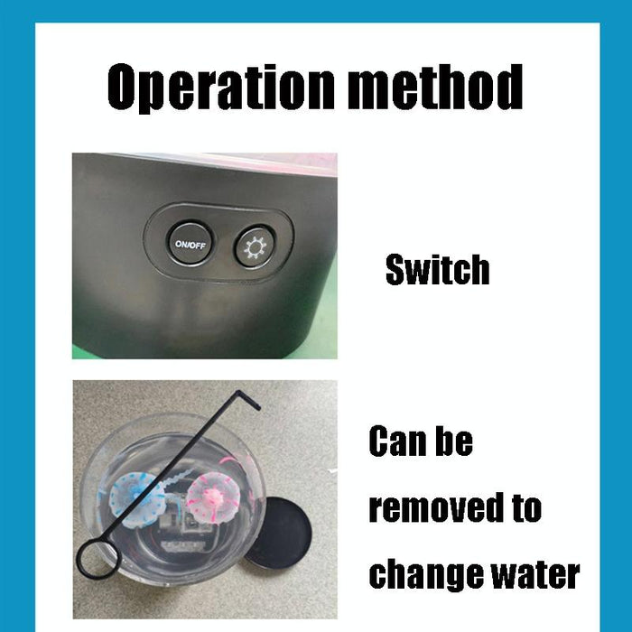 Led Jellyfish Night Light Colourful Desktop Simulation