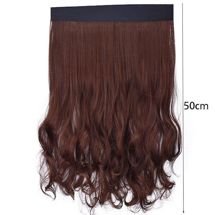 Detachable Pear Flower Roll Long Hair Wig Fashionable