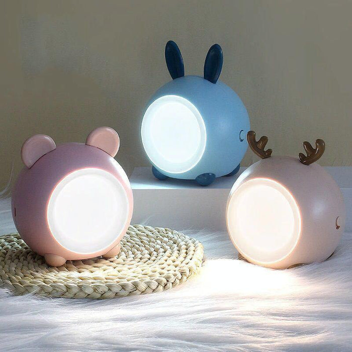 2-Pack Adorable Pet Night Light Touch Dimming Led For Dorm Bedside