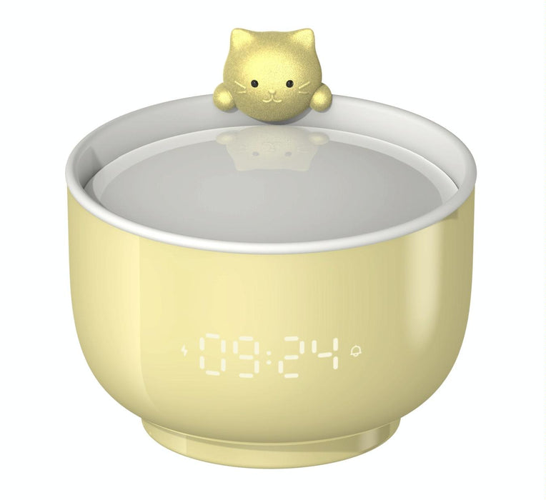 Rechargeable Cat Alarm Clock Night Light 2W Led Adjustable Children Bedroom Bedside Light