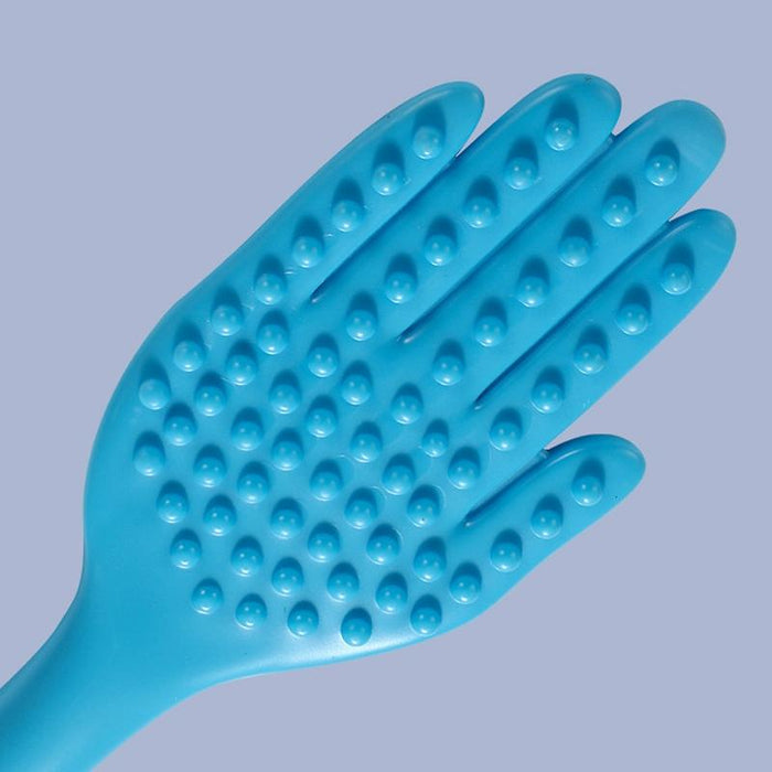 Multifunctional Silicone Palm & Back Massager Random Colour Delivery