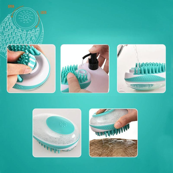 Dog Massage Bath Brush For Cleaning & Beauty