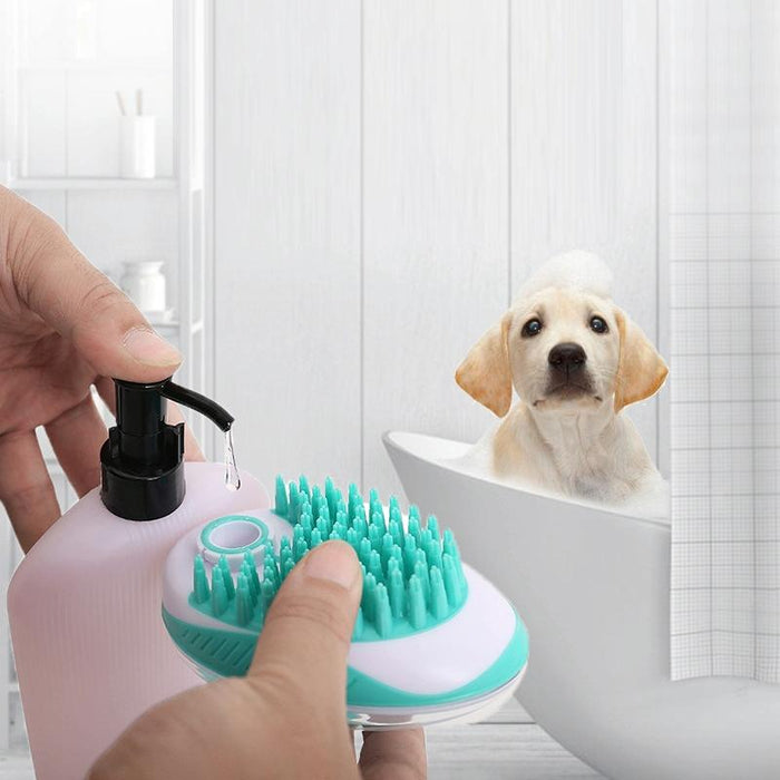 Dog Massage Bath Brush For Cleaning & Beauty