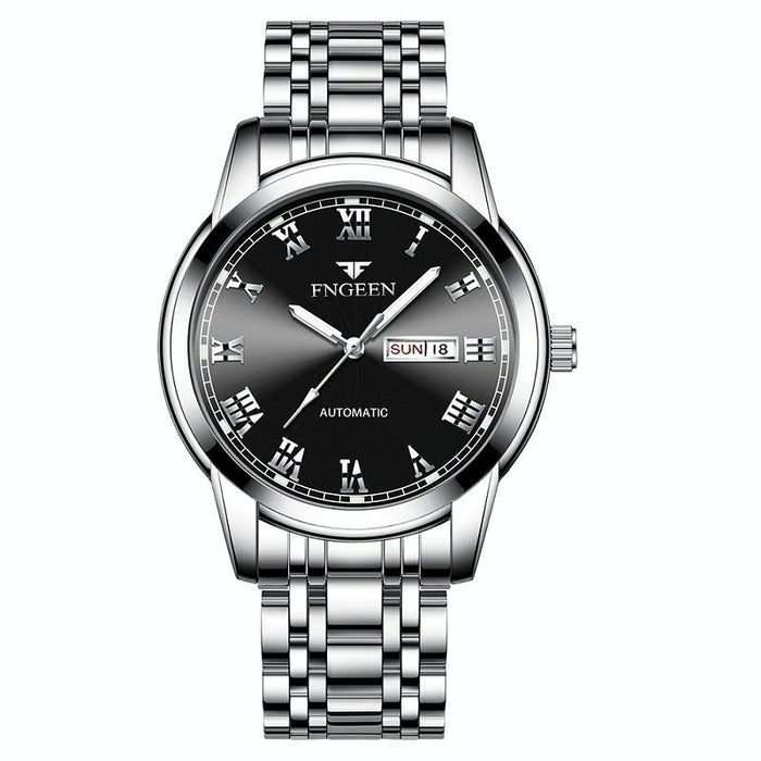 4002 Men Roman Numeral Dial Sports Student Luminous Quartz Watch