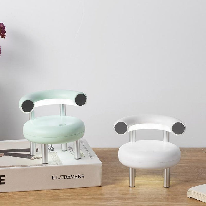 Led Chair Night Light With Phone Holder Eye Protection Bedroom Learning Light
