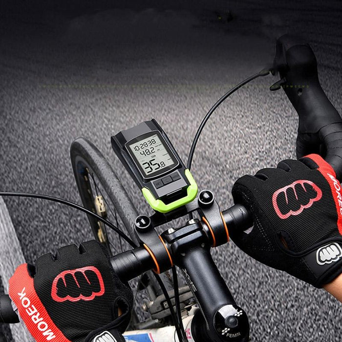 3-In-1 Wireless Bike Light Set Strong Front & Floating Tail Black