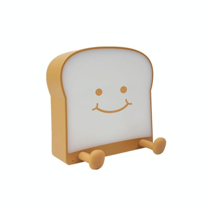 Toast Bread Night Light With Phone Holder Bedroom Sleep Timer