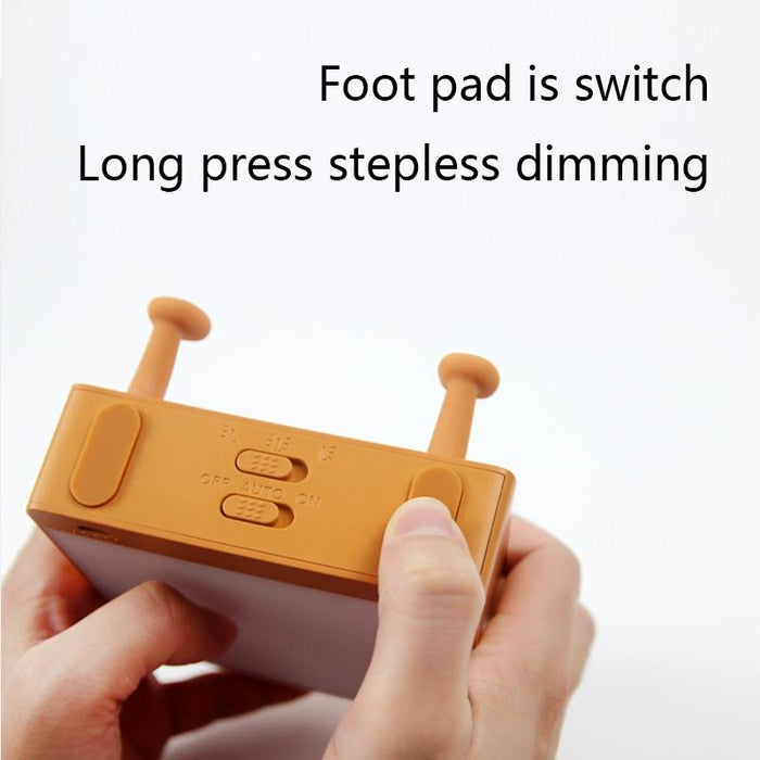 Toast Bread Night Light With Phone Holder Bedroom Sleep Timer