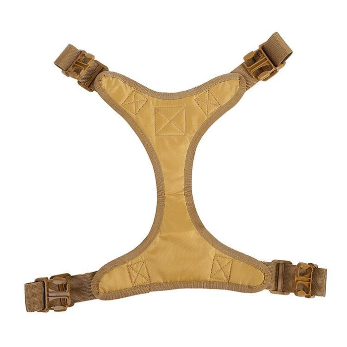 Xl Dog Training Vest With Leash Khaki